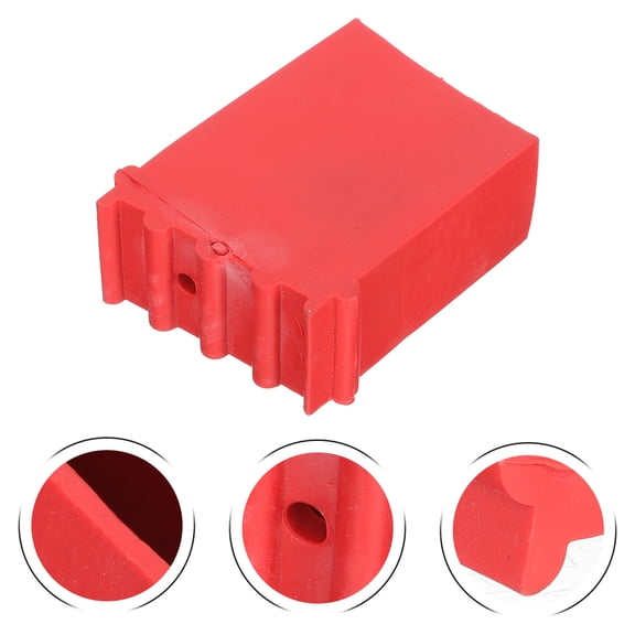 ETHZZLE 4Pcs Ladder Standoff Protective Covers Rubber Non-slip Pads for Workplace Safety