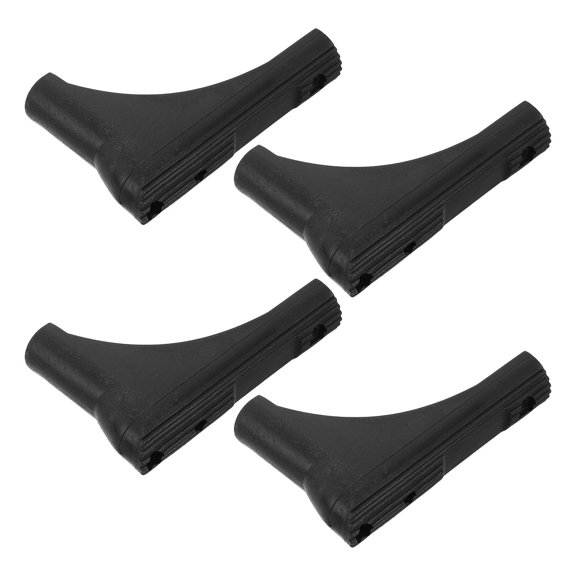 ETHZZLE 4Pcs Laundry Rack Leg Pads Black Noise Reducing Hardwood Floor Foot Protectors