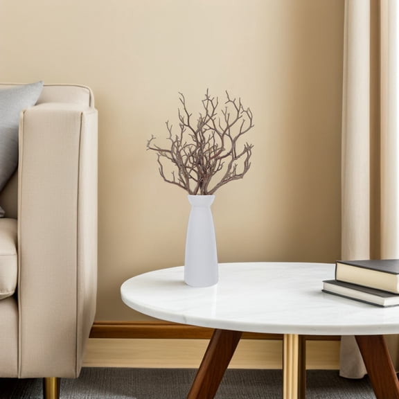 ETHZZLE 4Pcs Decorative Dry Branches for Wall and Vase with Lifelike Curvy Design in Brown
