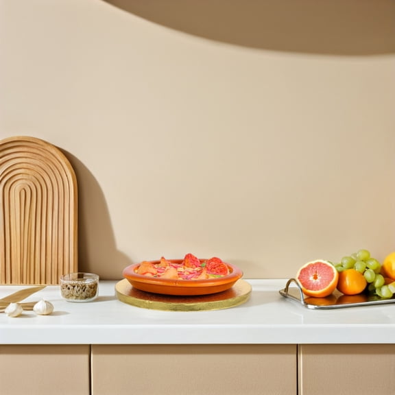 ETHZZLE Stable Golden Cake Drum, Thickened Paper, Versatile for Baking, 4Pcs