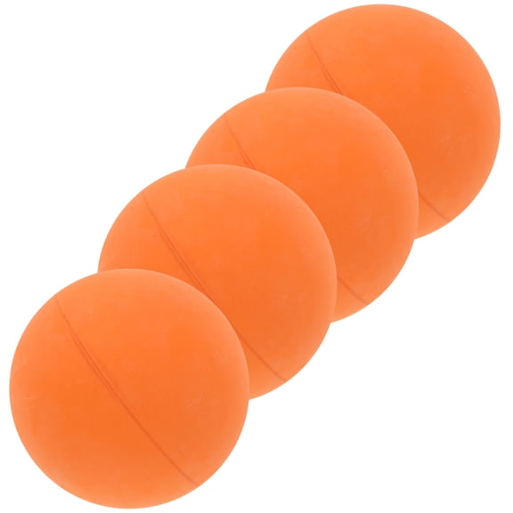 ETHZZLE Bounce Ball For Kids Orange 4Pcs 2.4In