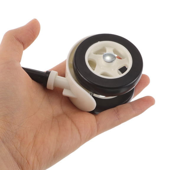 ETHZZLE 4-Pack Replacement Plastic Swivel Wheels for Walkers, Quiet Casters with Stable Design for Smooth Mobility