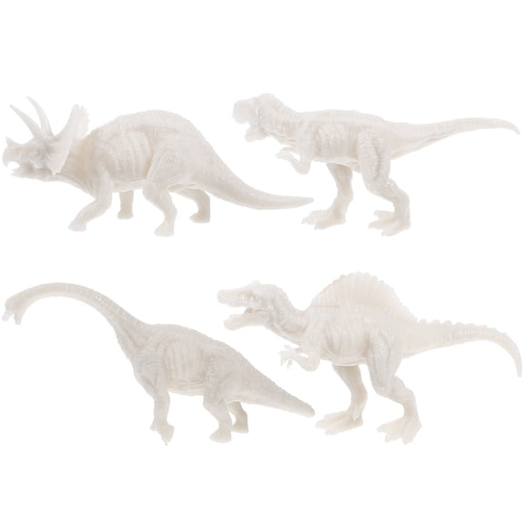 ETHZZLE 4Pcs Realistic Dinosaur Figures Dinosaur Painting Models PVC for Daily Playing