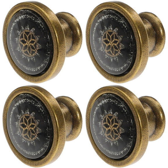 ETHZZLE Drawer Knobs Pull Antique Style 4Pcs Furniture Knobs