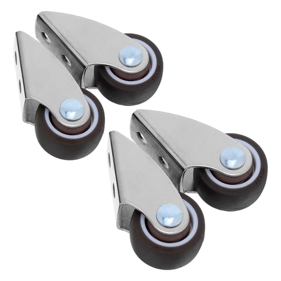 ETHZZLE 4Pcs Silent Rubber Wheels for Workbench Cart Easy Directional Mobility