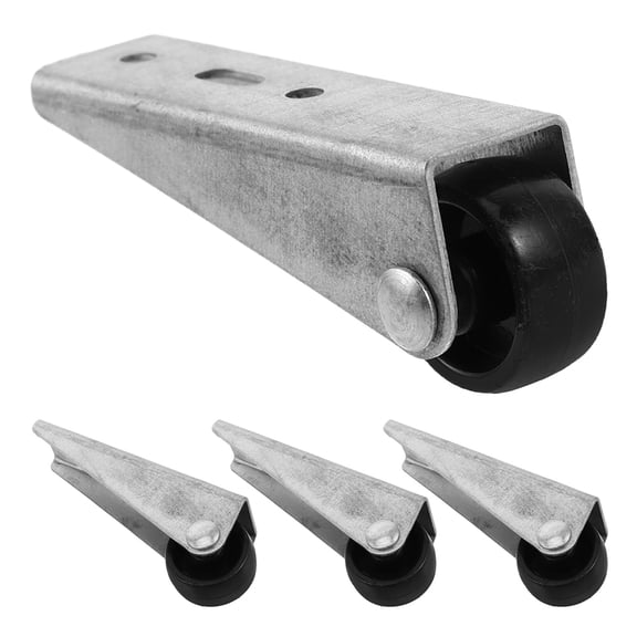 ETHZZLE 4-Pack Heavy Duty Silent Swivel Nylon Furniture Casters Wheels Smooth and Stable Track for Easy Mobility