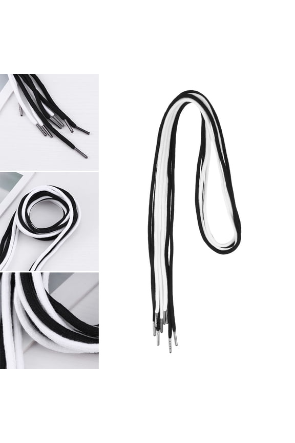 Metal End Cotton Rope Drawstring Replacement for Sportswear Pants and Sweatshirts
