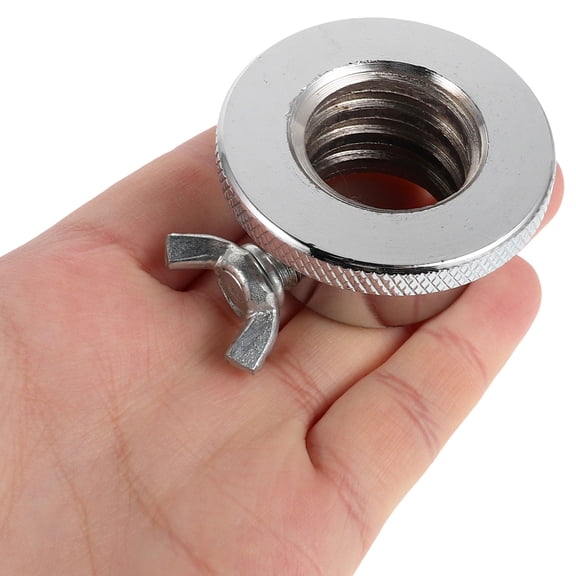ETHZZLE 4-Pack Steel Barbell Collars with Screw Clamp, Anti-Loosen Dumbbell Nuts for Secure Weightlifting Equipment