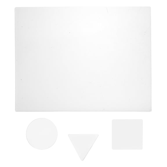 ETHZZLE 4Pcs Transparent Gel Printing Plates for Artistic Printmaking Home Use with Reusable Precision Surface