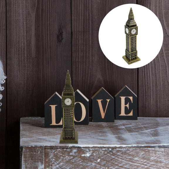 ETHZZLE Antique Bronze Decor Set, 4 Pieces Large Model Ornaments for Stylish Interior Accents