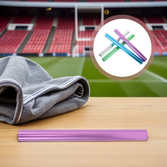 ETHZZLE 4Pcs Weather Resistant Aluminum Relay Baton for Outdoor and Indoor Track Events