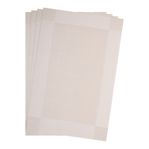 ETHZZLE White Nail Art Mat Table Protector Salon Workstation 4 Pieces