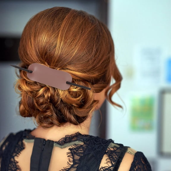 ETHZZLE 4-Pack Wooden Hair Sticks and Comfortable Hair Styling Clips for Women and Girls