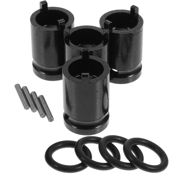 ETHZZLE 4Pcs Black Angle Socket Wrenches with Enhanced Torque for Auto Repair