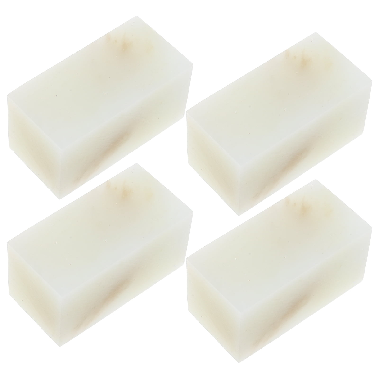 ETHZZLE 4Pcs Blank Stone Stamps for Painting Carving Chinese Seal Practice with Multiple Colors