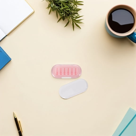 ETHZZLE 4Pcs Sleek Stylus Tip Storage Box with Assorted Colors for Protective Pen Nib Organization