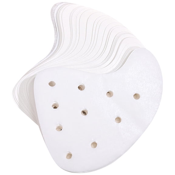 ETHZZLE 500Pcs White Nonstick Steamer Paper Mat for Home Use Dumplings Dim Sum and Vegetables