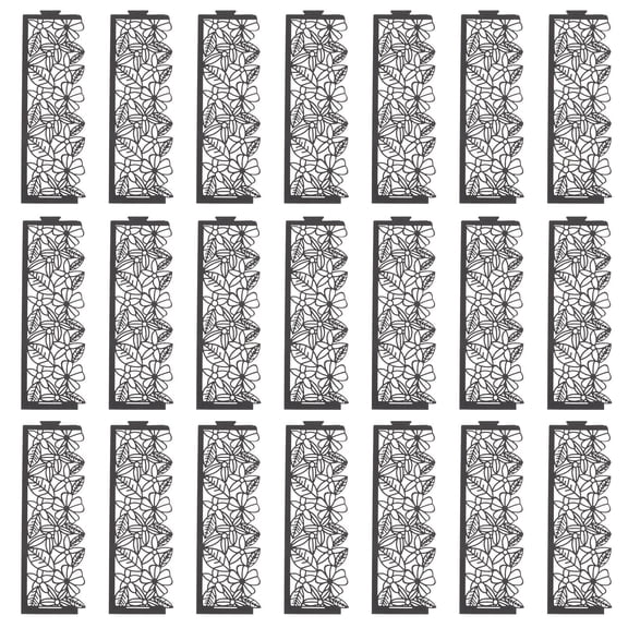 ETHZZLE 50Pcs Black LED Tea Light Candle Wraps Decorative Hollow Paper Covers for Party Decor
