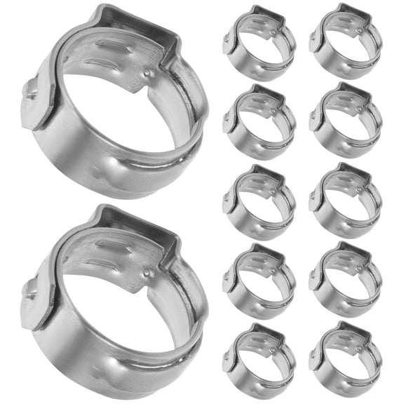 ETHZZLE 50Pcs Pex Crimp Tool for Automotive Use Single Ear Band 1.80X1.50X0.70in