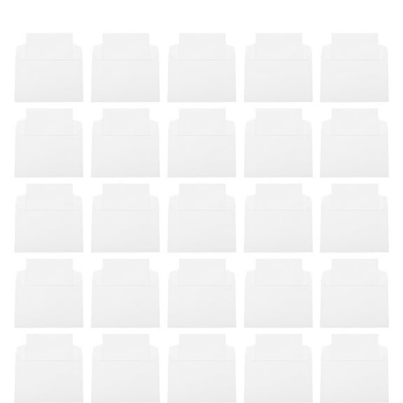 ETHZZLE 50Pcs Portable White Letter Envelopes Easy Use Lightweight for Important Information