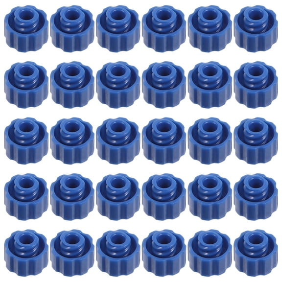 ETHZZLE 50Pcs Industrial Grade Plastic Dispensing Caps Screw Type for Paint and Glue Application