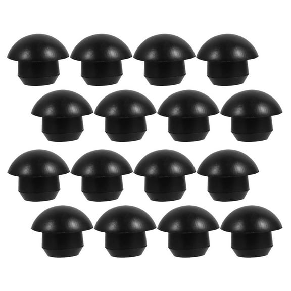 ETHZZLE 50Pcs Rubber Hydraulic Jack Bungs Oil Reservoir Filler Plugs Black for Machines