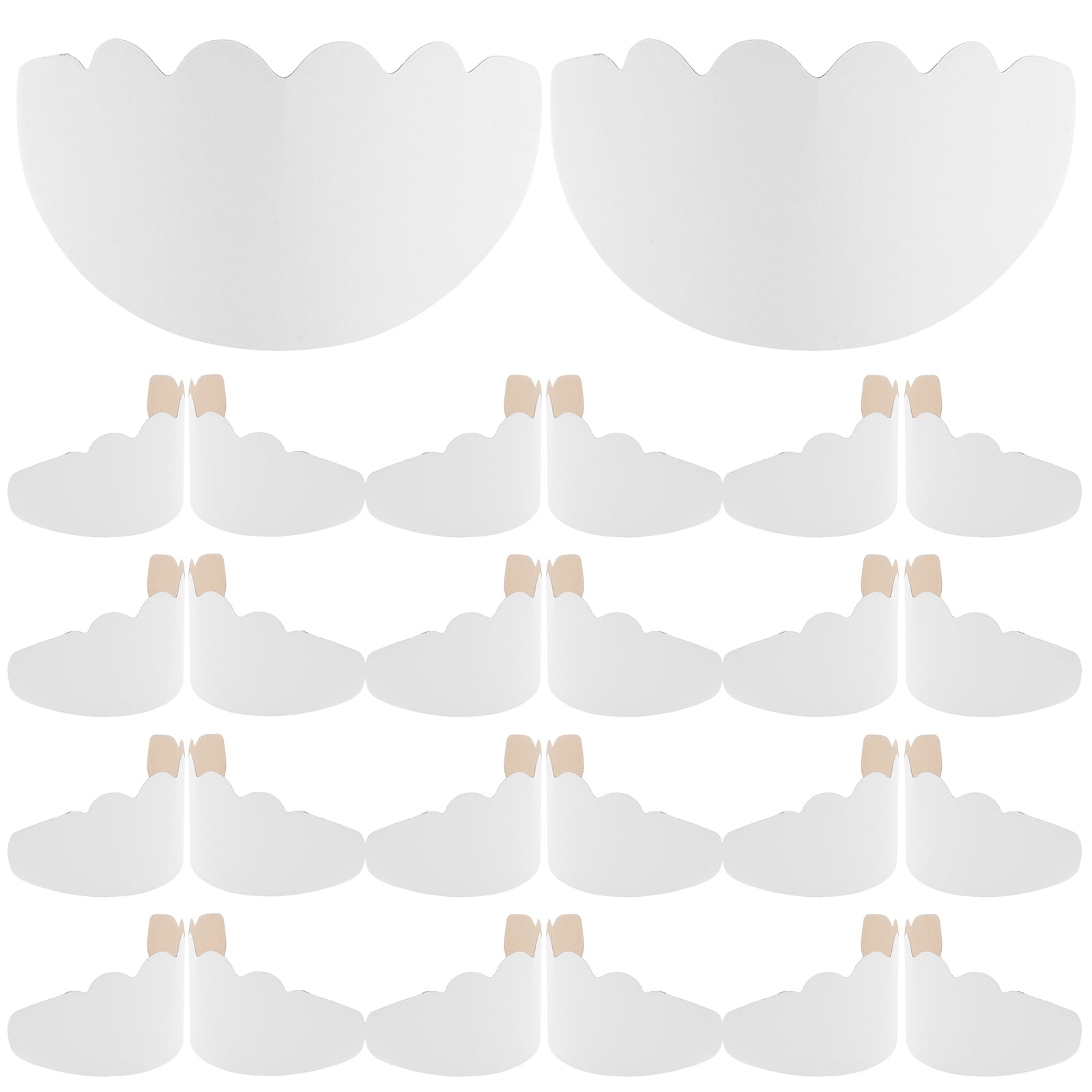 Hat Insert Shape ETHZZLE 50Pcs White Cardboard Baseball Cap Form Support Insert for Hat ...