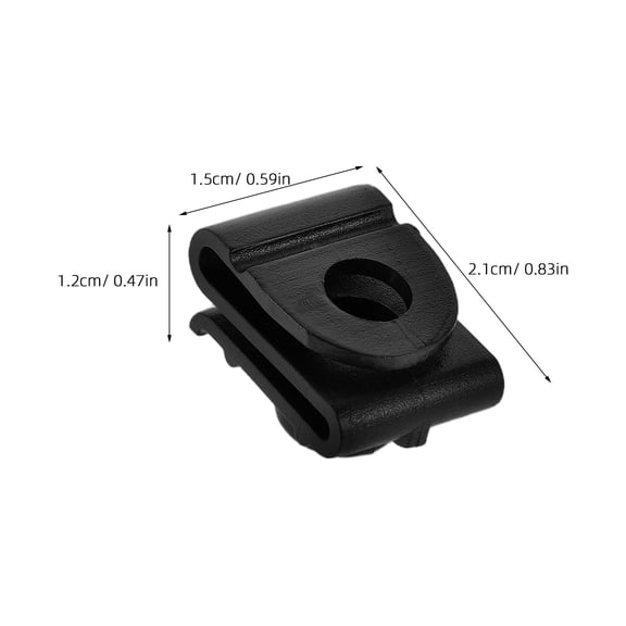 ETHZZLE 50Pcs Black Automotive Plastic Retainer Clips for Wheel Arch Splash Shield Fixing