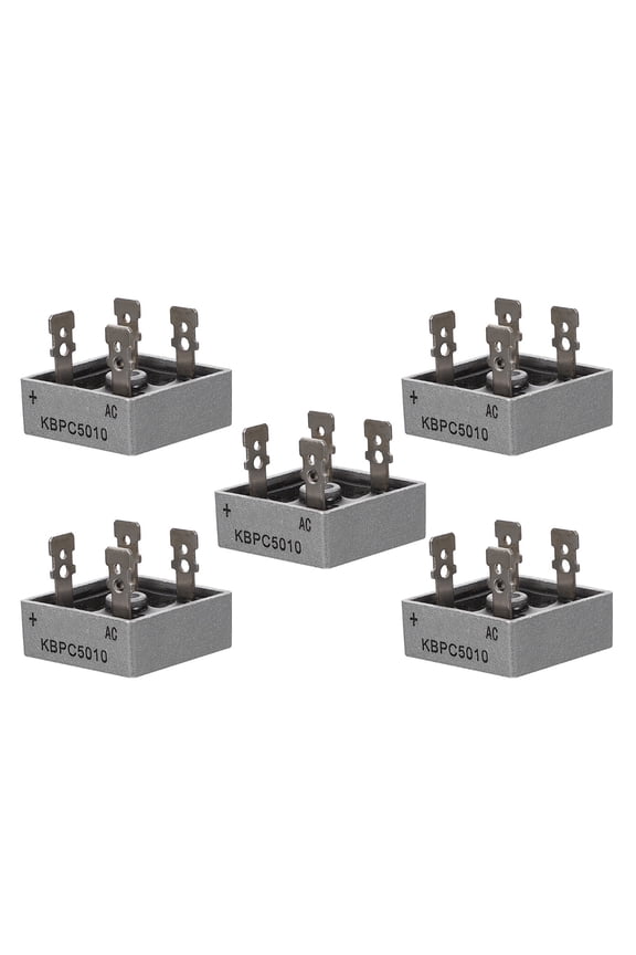 5Pcs Bridge Rectifier Diode 1000V 50A with High Conductivity Aluminum Shell
