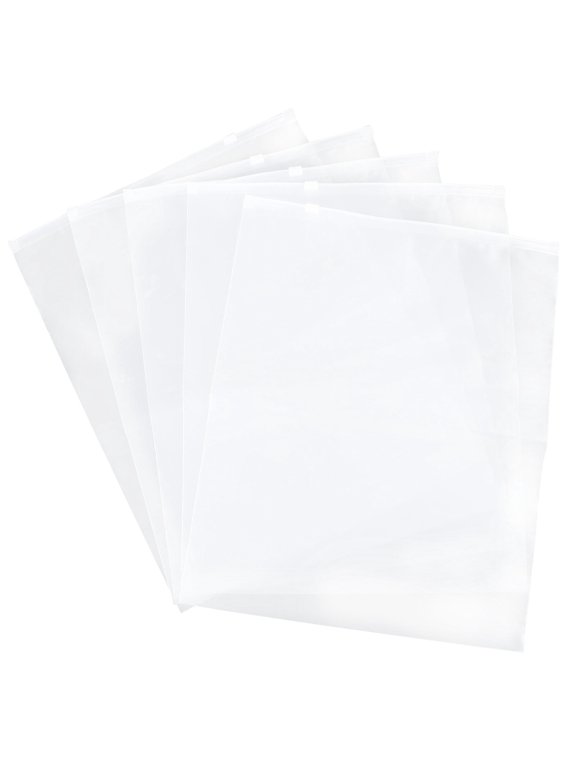 5-Pack Boot Storage Bags, Thick HDPE Plastic, Moisture-Resistant Travel Essentials Organizer