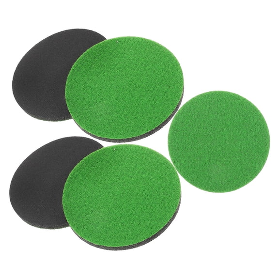 ETHZZLE 5Pcs Car Glass Scratch Removal Polishing Pads Green Windshield Repair Kit for Automotive Glass Restoration