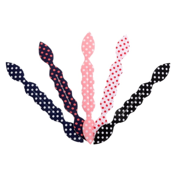 ETHZZLE 5Pcs Cute Twist Bun Maker Bun Shaper With Cloth Material For Women Everyday Use