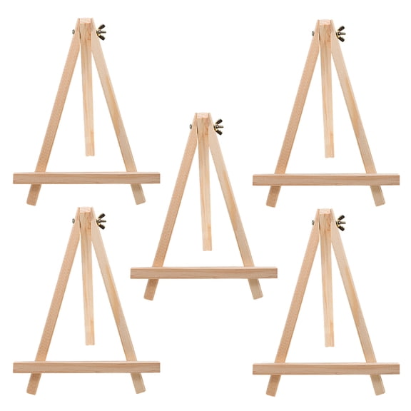 ETHZZLE Tabletop Easel Stand Multi Wood 5Pcs