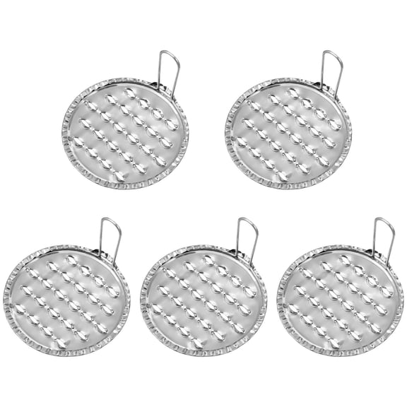 ETHZZLE 5-Pack Stainless Steel Bean Jelly Scrapers Kitchen Food Scraper Tools for Cold Noodle and Jelly Making