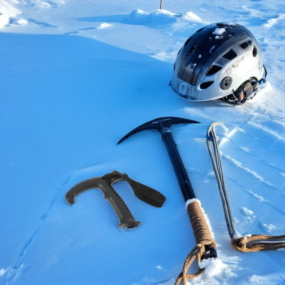 ETHZZLE 5Pcs Black T Shaped Walking Stick Handle Grip Replacement with Quick Release Strap