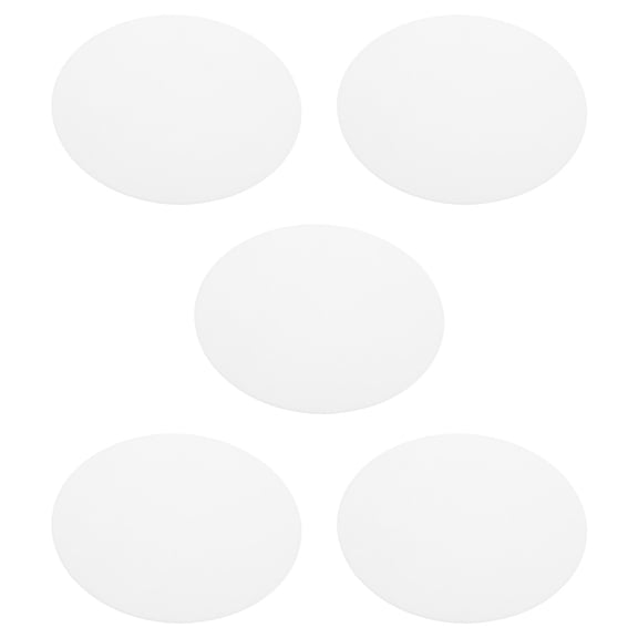 ETHZZLE 10cm White Acrylic LED Ceiling Light Diffuser 5 Pieces