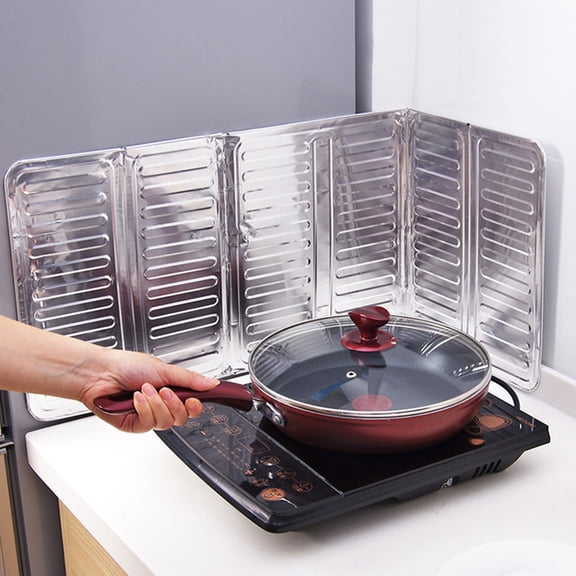 ETHZZLE 6pcs Splash Guard for Stove Aluminum Foil Protect Walls Kitchen Accessories