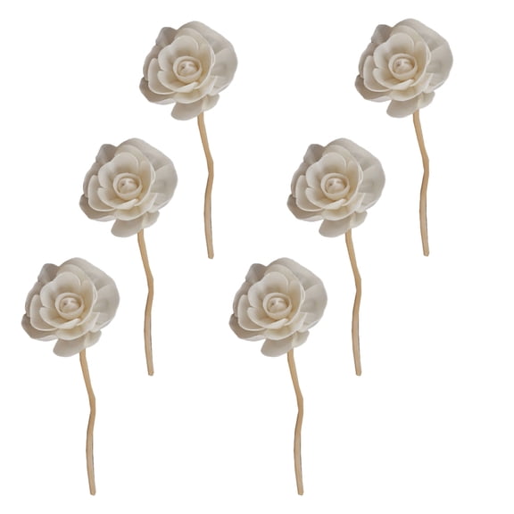 ETHZZLE 6Pcs Beige Aroma Sticks Diffuser Replacement for Fresh Scent and Elegant Room Decor