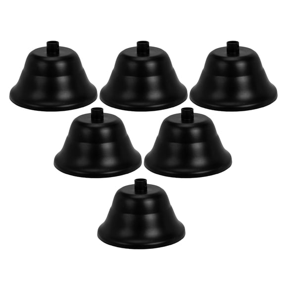 ETHZZLE 6Pcs Black Lampshade Vintage Ceiling Light Plate for Home Decor