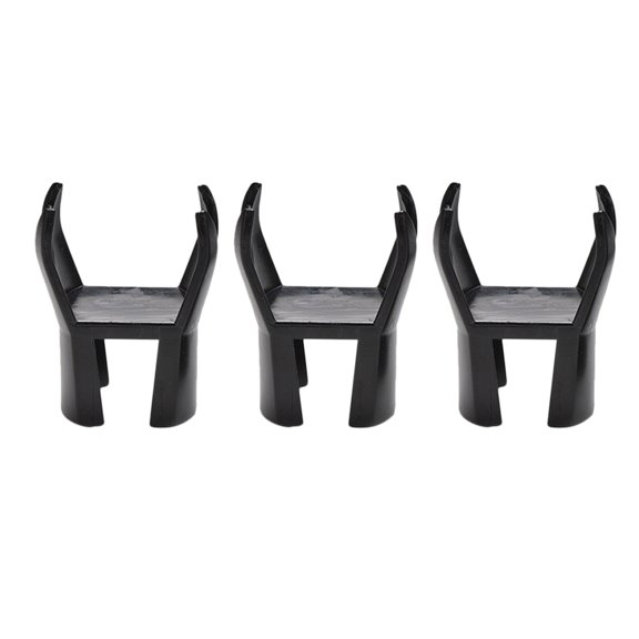 ETHZZLE 6Pcs Durable Black Claw Tool for Golf Use Fits Putter Grip Ball Pickup