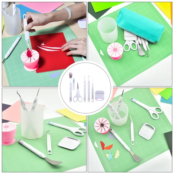 ETHZZLE Vinyl Weeding Tools Set Vinyl Weeding Tools Assorted Color 6Pcs Stainless Steel