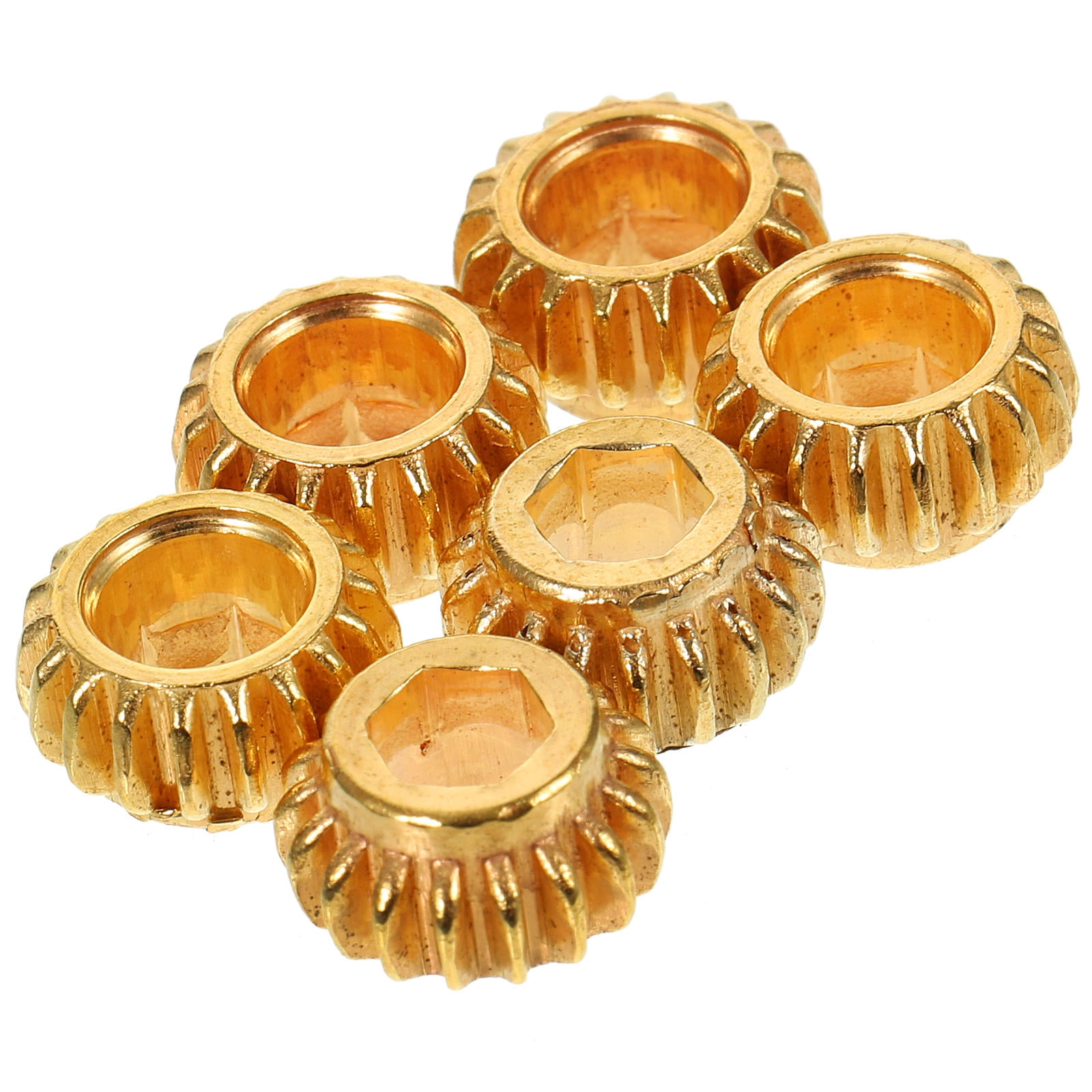 Peg Buttonbase ETHZZLE 6Pcs Electric Guitar Tuning Peg Button Gears Golden Iron ...
