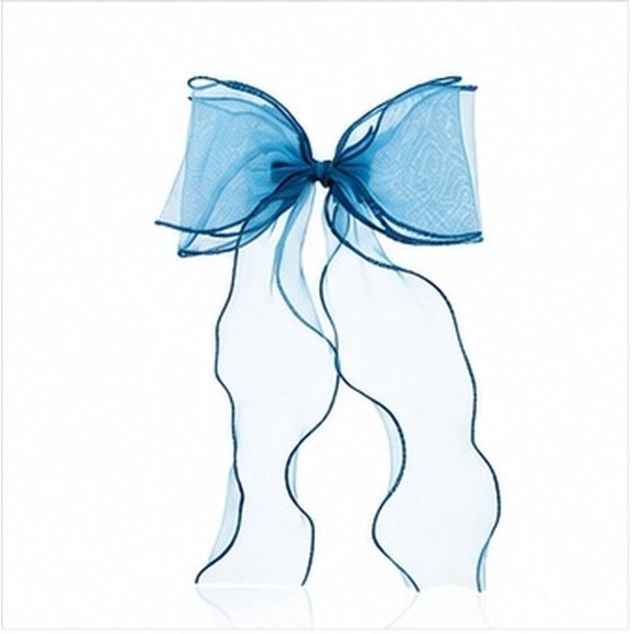 ETHZZLE Organza Bowknot Hair Accessories, Sweet Romantic Design, Versatile Colors 6Pcs