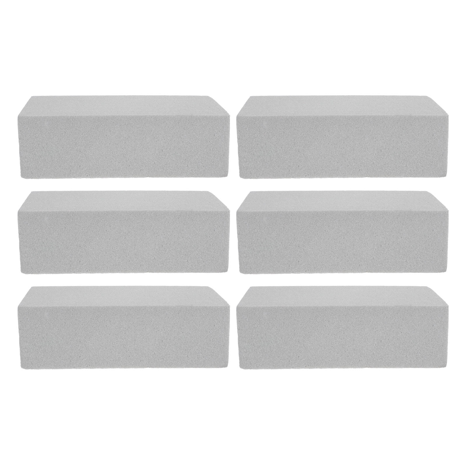 ETHZZLE 6Pcs Flower Arrangement Foam Mud Black Floral Foam Blocks Practical for Wedding Decor