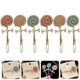 thumbnail image 1 of ETHZZLE 6Pcs Alloy Rhinestones Hair Barrette Candy Hair Clips Elegant Styling Accessories, 1 of 8