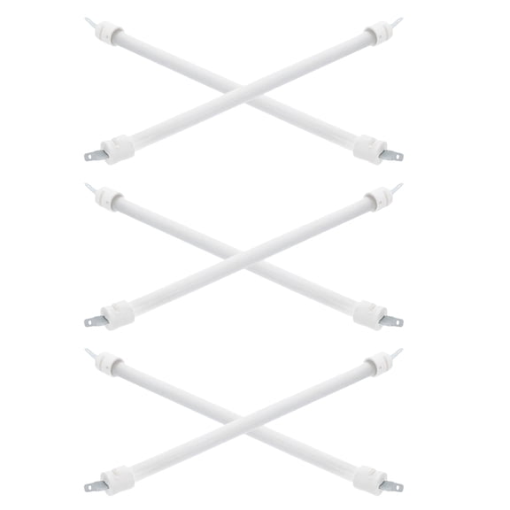 ETHZZLE 6Pcs Quartz Heater Tubes Replacement Uniform Heat Distribution Infrared Tube for Electric Heaters