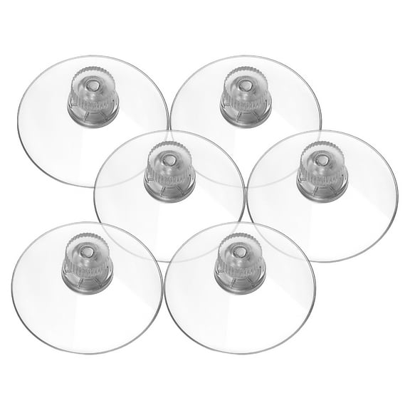 ETHZZLE 6Pcs Suction Cups Anti-Collision Waterproof Strong Suction for Bathroom Kitchen Window Glass Surface