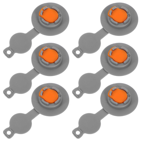 ETHZZLE 6Pcs Tpu Inflatable Pillow Air Valve Plug Replacement Compatible with Travel Neck Pillows