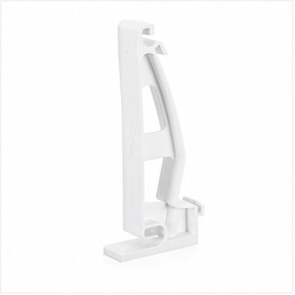 ETHZZLE PVC Gutter Hangers for Home Easy-Install and Heavy-Duty Support 6Pcs