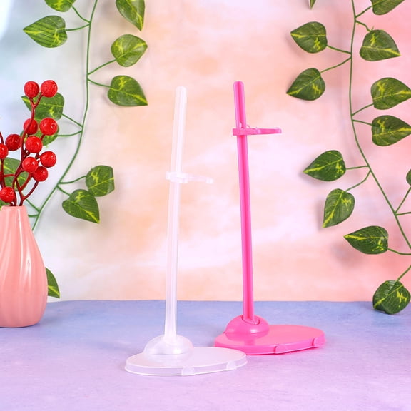 ETHZZLE Mannequin Figures Holder Doll Display Holder Pink 6pcs